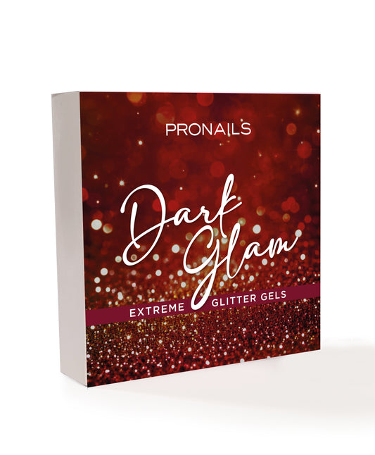 Extreme Glitter Gels Dark Glam 3x 10 ml