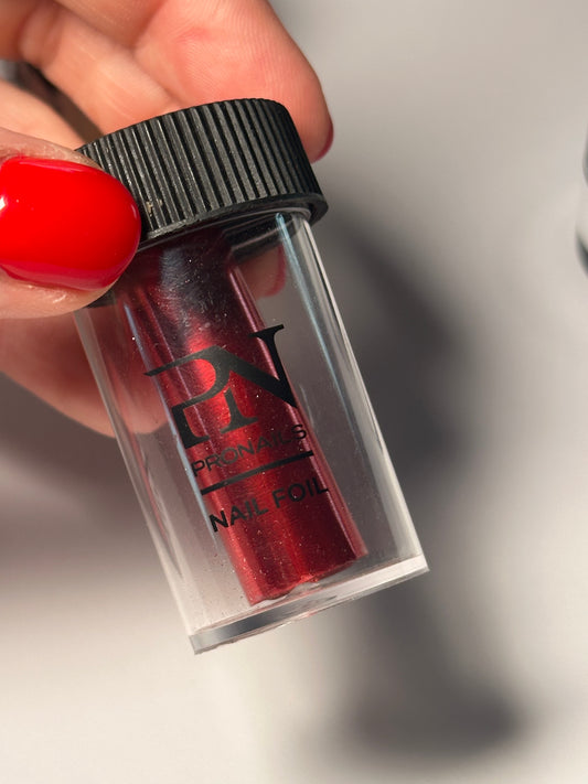 Nail Foil Red